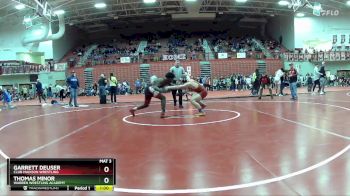 175 lbs Champ. Round 1 - Garrett Deuser, Club Madison Wrestling vs Thomas Minor, Warren Wrestling Academy