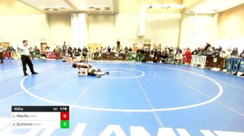 165 lbs Quarterfinal - Luke Macfie, Emerson/Park Ridge vs John Quinonez, Paramus Catholic