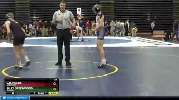 126 lbs Champ. Round 2 - Billy Greenwood, Poudre vs J.D. McCue, Longmont