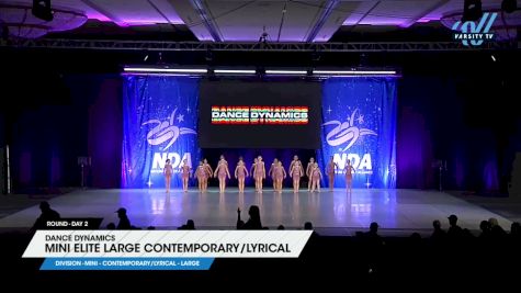 Dance Dynamics - Mini Elite Large Contemporary/Lyrical [2025 Mini - Contemporary/Lyrical - Large Day 2] 2025 NDA All-Star National Championship