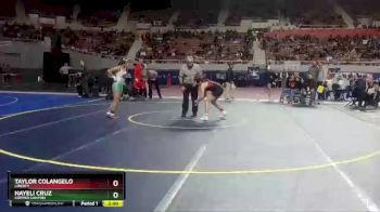 132 lbs Champ. Round 2 - Taylor Colangelo, Liberty vs Nayeli Cruz, Copper Canyon