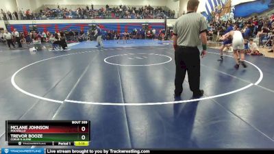 120 lbs Cons. Round 4 - Trevor Booze, Coeur D Alene vs McLane Johnson, Pocatello