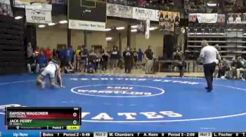 160 lbs Champ. Round 1 - Samson Waggoner, Riley County vs Jack Perry, St. Mary`s