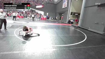 90 lbs Champ. Round 2 - Ryan Gartman, Askren Wrestling Academy vs Waylon Winter, Union Grove Wrestling Club
