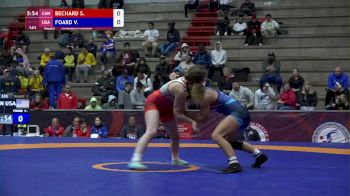 55 kg Round 2 - Virginia Foard, USA vs Sophia Bechard, CAN
