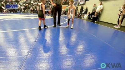 52 lbs Round Of 32 - Baker James, Cowboy Wrestling Club vs Crew Smith, Hinton Takedown Club