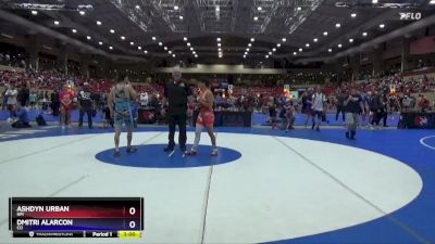 138 lbs Champ. Round 1 - Ashdyn Urban, NM vs Dmitri Alarcon, CO