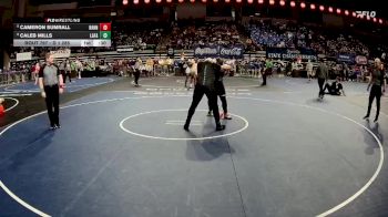 D 1 285 lbs Cons. Semi - Caleb Mills, Lafayette vs Cameron Sumrall, Hahnville