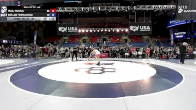 144 lbs Cons. Rd Of 128 - Max Morse, WA vs Josiah Fernandez, CO