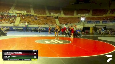 D4-106 lbs Champ. Round 1 - Lucas Tahbo, Parker vs Anthony Pimentel, Mogollon