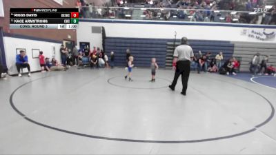 43 lbs Cons. Round 3 - Kace Armstrong, Cougar Wrestling Club vs Riggs Davis, Brothers Of Steel Wrestling Club