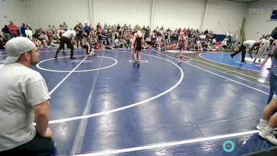 80 lbs Consi Of 4 - Callum Hunter, Owasso Takedown Club vs Cooper Free, Pawhuska Elks Takedown