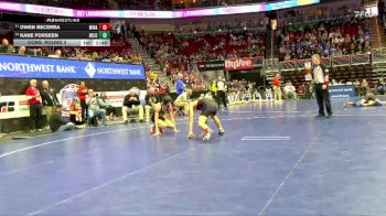 1A-126 lbs Cons. Round 3 - Owen Becerra, Missouri Valley vs Kane Forseen, New London