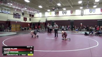 JV-5 lbs Semifinal - Cooper Pillard, North Linn vs Mason Wegmann, Linn-Mar