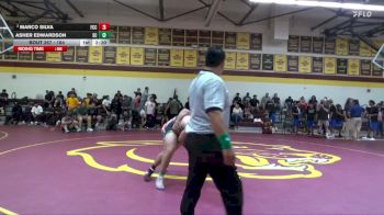 184 lbs Semifinal - Asher Edwardson, Shasta College vs Marco Silva, Fresno City College