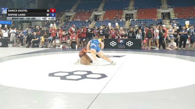 135 lbs Cons. Rd Of 64 - Danica Dautel, Kansas vs Sophie Laird, Wyoming