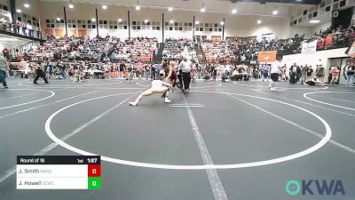 112 lbs Round Of 16 - Jonah Smith, Wagoner Takedown Club vs Jonas Howell, Dark Cloud Wrestling Club