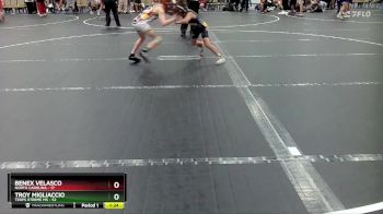 72 lbs Round 5 (6 Team) - Troy Migliaccio, Terps Xtreme MS vs Benex Velasco, North Carolina