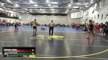 184 lbs Quarterfinal - Jesus Bautista, Adrian vs Desmon Perry, Ohio Wesleyan University