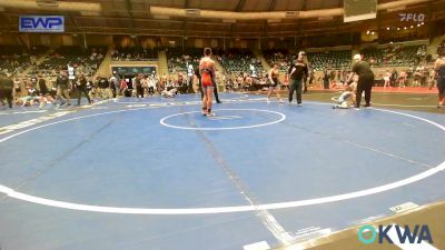 155 lbs 3rd Place - Briar James, Sallisaw Takedown Club vs Hayden Justice, Tahlequah Wrestling Club