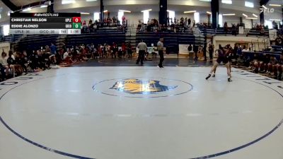 126 lbs 2nd Wrestleback (16 Team) - Eddie Alonzo, Gilmer County vs Christian Nelson, Upson Lee