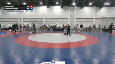 126 lbs Cons. Quarters - Adam Khan, Savage Wrestling Academy vs Tomas Melendez, Legacy Dragons