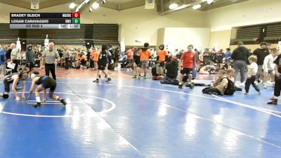 85 lbs Rr Rnd 4 - Bradey Bleich, Mat Assassins Black - MSE vs Logan Caravaggio, DoughBoy WC - MSE