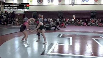 155 lbs Cons. Round 3 - Halle Mosaquites, Hinton-SBL vs Peyten Van Dyke, Iowa City Liberty