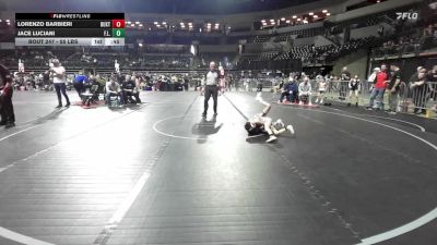55 lbs Semifinal - Lorenzo Barbieri, Buxton (NJ) vs Jace Luciani, F.l.o.w.