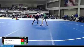 125 lbs Placement (4 Team) - Mason Hansen, Paynesville vs Max Grossman, Grand Rapids
