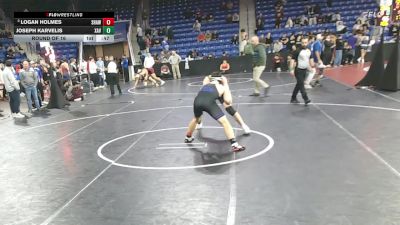 175 lbs Round Of 16 - Logan Holmes, Shawsheen vs Joseph Karvelis, Xaverian