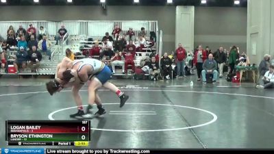 157 lbs Semis & 3rd Wb (16 Team) - Bryson Ethington, Lander vs Logan Bailey, Indianapolis