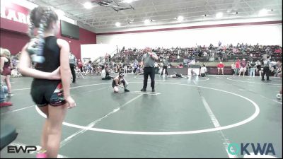 64-70 lbs Rr Rnd 5 - Emyle Thompson, HURRICANE WRESTLING ACADEMY vs Melissavette Alba, Cowboy Wrestling Club