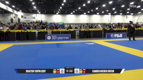 Camden Brewer Hinton vs Braxton Turpin Cody 2025 World IBJJF Jiu-Jitsu No-Gi Championship