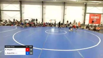 77 kg Quarterfinal - Blaise Wagner, Northampton Area WC vs Luca Augustine, Quest 1