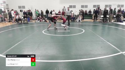 144 lbs Consi Of 8 #1 - Dylahn Perez, Masuk vs Josh Cruz, Portland/Cromwell