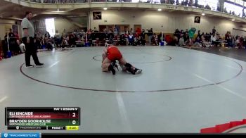 83 lbs Champ. Round 2 - Brayden Goorhouse, Northwood Wrestling Club vs Eli Kincaide, Contenders Wrestling Academy