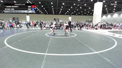 120 lbs Cons. Rd Of 16 - Jaden Merritt, Basement Brawlers vs Ryker Vier, Cushing