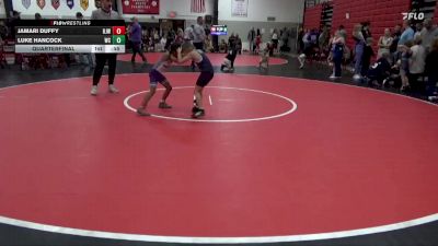19 lbs Quarterfinal - Jamari Duffy, Burlington Junior Wrestling vs Luke Hancock, WBNDD