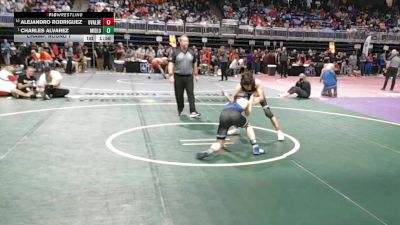 5A 113 lbs Champ. Round 1 - Charles Alvarez, Midlothian vs Alejandro Rodriguez, Uvalde