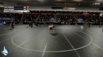 170 lbs Cons. Round 3 - Faith Jeffers, Solon vs Tori Jakeman, Fort Dodge