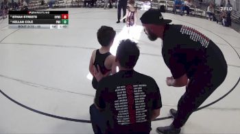 15 lbs 2nd Place Match - Ethan Streets, Ogallala Youth Wrestling Club vs Kellan Cole, Pioneer Wrestling Club