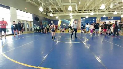 95 lbs Cons. Round 3 - Aj Dziedzicki, Black Hive Wrestling Club vs Logan Quiroga, LHP