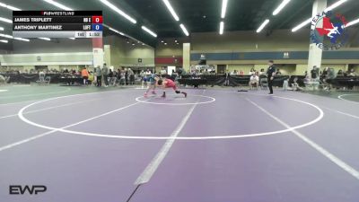92 lbs Quarterfinal - James Triplett, NB Elite Wrestling Club vs Anthony Martinez, Lofton Style Wrestling Club