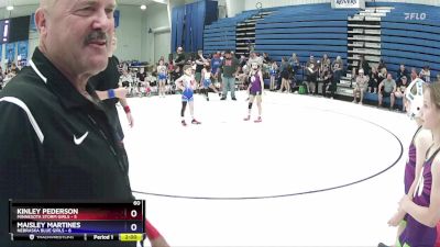 60 lbs Round 4 (6 Team) - Maisley Martines, Nebraska Blue Girls vs Kinley Pederson, Minnesota Storm Girls