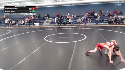 65 lbs Cons. Round 1 - Kason Carroll, Atwood Kids Wrestling vs Jorge Rios, Sedgwick County Fleming