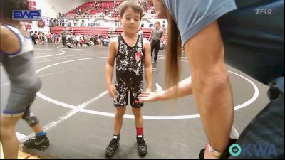 46 lbs Consi Of 8 #1 - Griffyn Moyer, Unattached vs Grant Mullen, Perry Wrestling Academy