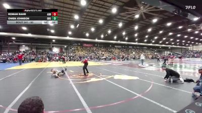 60 lbs Cons. Round 4 - Roman Bahr, American Outlaws Wrestling vs Owen Johnson, Gering Wrestling Club