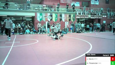 8U - 58-63 Cons. Semis - Caeden Thompson vs Remington Barkley, Mishawaka Wrestling Club