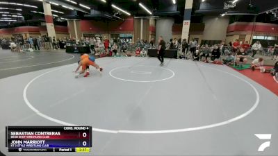 132 lbs Cons. Round 4 - Sebastian Contreras, Dead Shot Wrestling Club vs John Marriott, KT 3 Style Wrestling Club